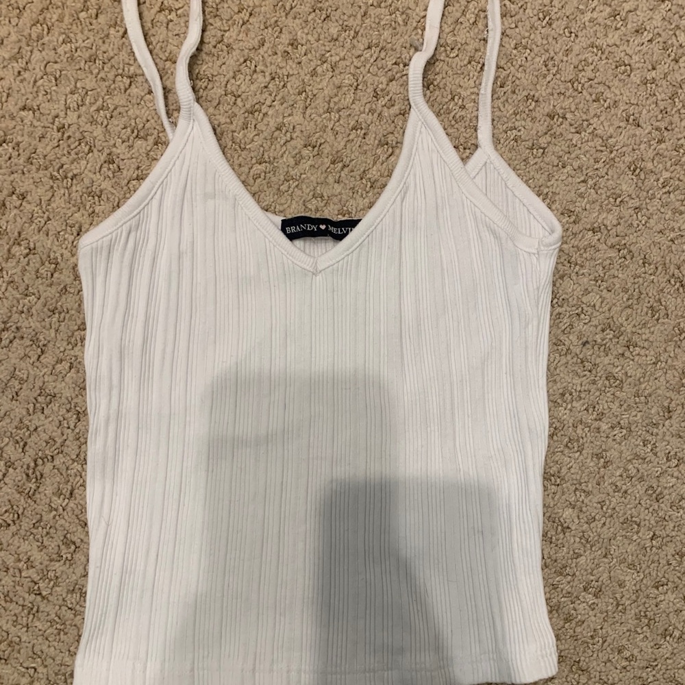 Brandy Melville white tank top ONE SIZE